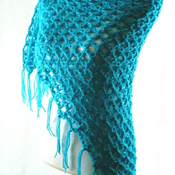 Wrap,Shawl,Poncho,Cape,Crochet,Handmade - Picture 4 of 4
